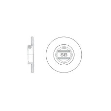 Гальмівний диск HI-Q SD3010
