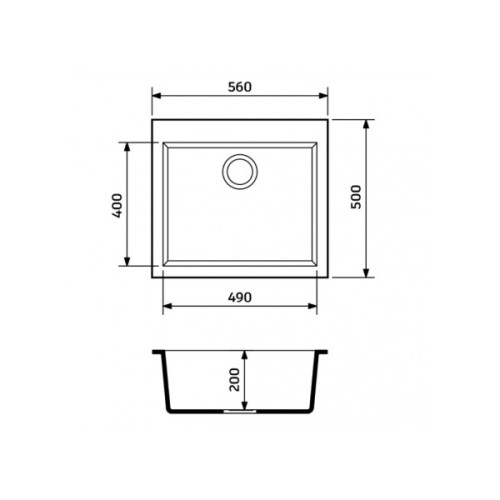 Мийка кухонна Adamant Univer графіт + змішувач + дозатор (4824296902113)