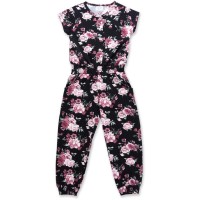 Комбінезон дитячий Breeze в квіточки (8904-134G-black)