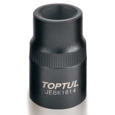 Торцева головка Toptul 1/2" п'ятигранна 14мм (для гальмівних систем Bendix) (JEBK1614)