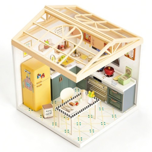 Конструктор Mini House румбокс серії Інтер'єр – Кухня (світло) (8005)