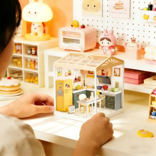 Конструктор Mini House румбокс серії Інтер'єр – Кухня (світло) (8005)