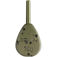 Грузило Brain In-Line Flat Lead 30g 2шт/уп Green (1858.32.02)