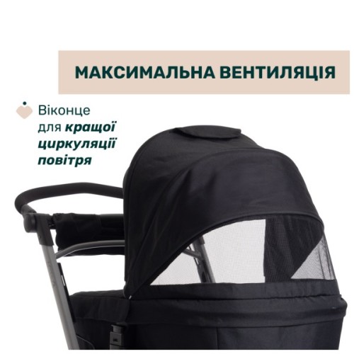 Коляска Chicco Activ3 New 2 в 1 Чорна (2900990892068) (87154.31.01)