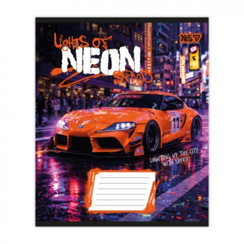 Зошит Yes Neon А5 24 аркушів клітинка (768812)