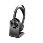 Навушники Poly Voyager Focus 2 MS Stereo USB-C + USB-C/A Adapter + Charging Stand Black (9T9J6AA)