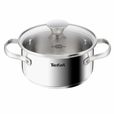 Каструля Tefal Minis, з кришкою,1.5 л, нержавіюча сталь, скло (H8744255)