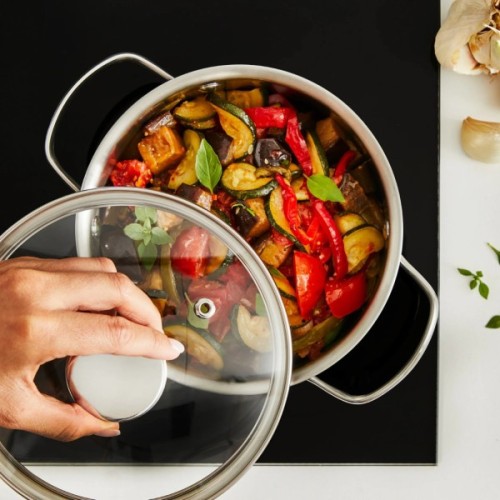 Каструля Tefal Minis, з кришкою,1.5 л, нержавіюча сталь, скло (H8744255)