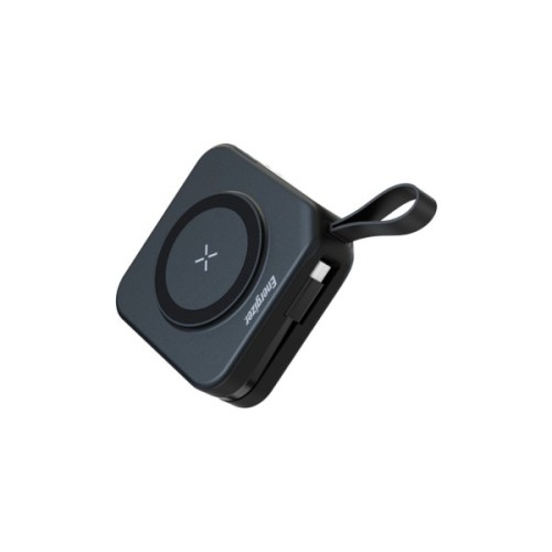 Батарея універсальна Energizer Magnetic Wireless 10000mAh 20W PD, AC зарядка, QI/15W, built-in USB-C (QM10001AC)