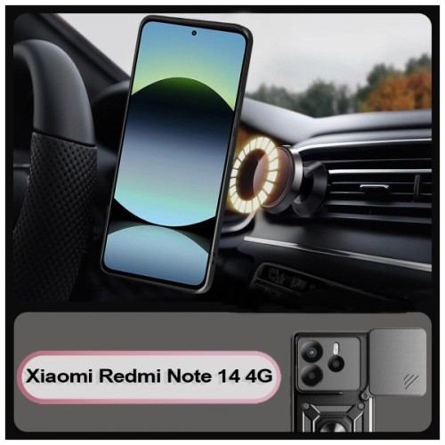 Чохол до мобільного телефона BeCover Military Xiaomi Redmi Note 14 4G Black (713451)