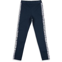 Лосини дитячі Breeze с лампасами из пайеток (11529-152G-blue)