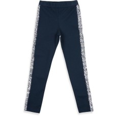 Лосини дитячі Breeze с лампасами из пайеток (11529-152G-blue)