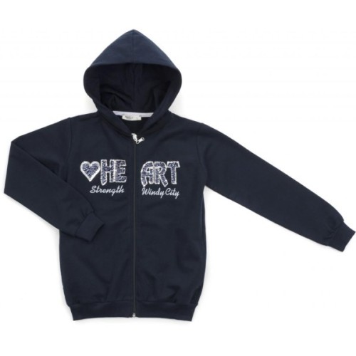 Спортивний костюм дитячий Breeze "HEART" (14631-152G-blue)