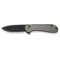 Ніж Civivi Button Lock Elementum II, Grey Aluminum, Darkwash (C18062PD-1)
