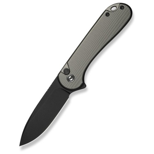 Ніж Civivi Button Lock Elementum II, Grey Aluminum, Darkwash (C18062PD-1)
