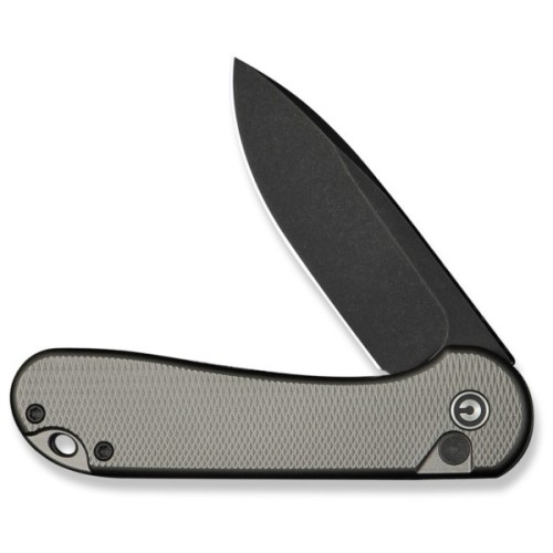 Ніж Civivi Button Lock Elementum II, Grey Aluminum, Darkwash (C18062PD-1)