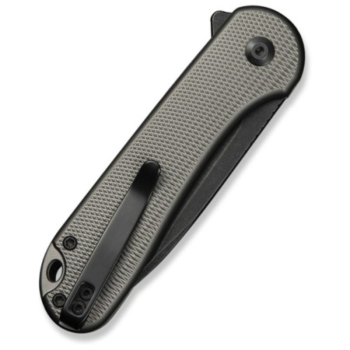 Ніж Civivi Button Lock Elementum II, Grey Aluminum, Darkwash (C18062PD-1)