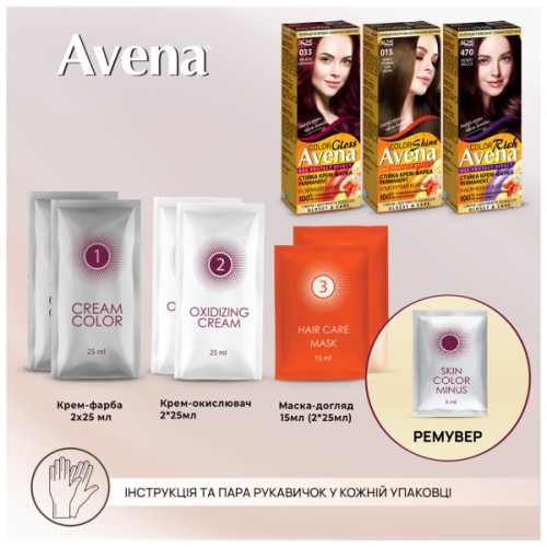 Фарба для волосся Acme Color Avena Gloss Color Стійка 583 - Карамельний шатен (4823115502629)