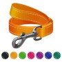 Повідець для собак WAUDOG Nylon Mono світловідбивний, S, Ш 15 мм, Д 300 см, помаранчевий (46434)