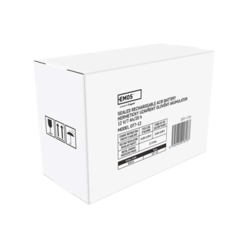 Батарея до ДБЖ EMOS B9691 AGM 12V 7Ah fast 4,7mm (B9691)