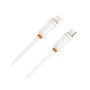 Дата кабель USB-C to Lightning 1.0m 27W white XO (XO-CB-300CL-WH)