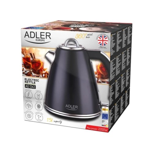Електрочайник Adler AD 1343 black