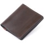 Портмоне Grande Pelle У гладкій шкірі Коричневе (11328)
