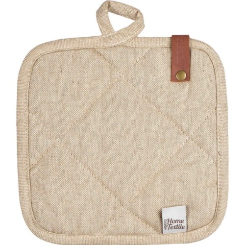 Кухонна прихватка Ardesto Oliver, 20х20 см, 100% бавовна, нап-ч: ватин, шоколад (ART04OR)