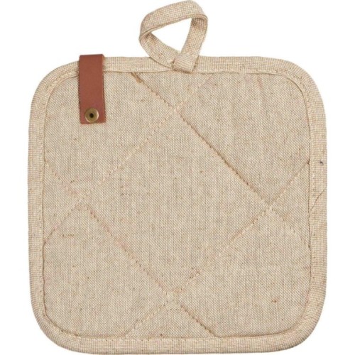 Кухонна прихватка Ardesto Oliver, 20х20 см, 100% бавовна, нап-ч: ватин, шоколад (ART04OR)