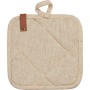 Кухонна прихватка Ardesto Oliver, 20х20 см, 100% бавовна, нап-ч: ватин, шоколад (ART04OR)