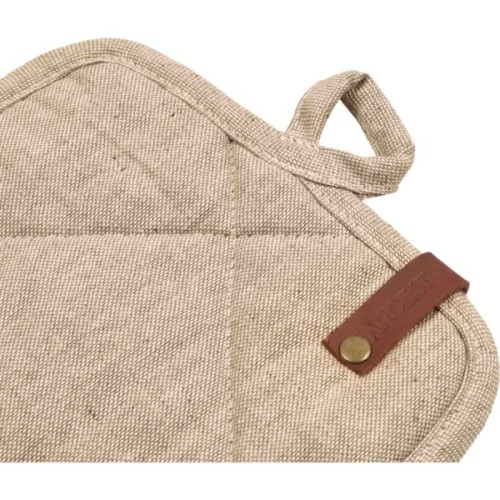 Кухонна прихватка Ardesto Oliver, 20х20 см, 100% бавовна, нап-ч: ватин, шоколад (ART04OR)