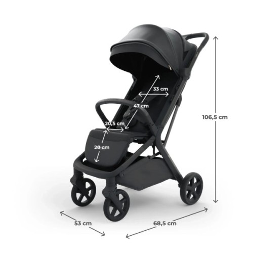 Коляска Kinderkraft Nubi 3 Midnight Black (KSNUBI03BLK0000) (5902533927494)