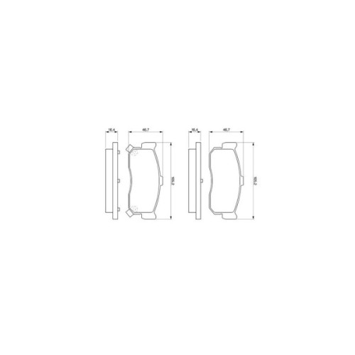 Гальмівні колодки Bosch 0 986 461 144