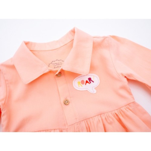 Плаття дитяче Tongs з довгим рукавом (2937-68G-peach)