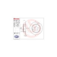 Гальмівний диск Brembo 08.C247.11