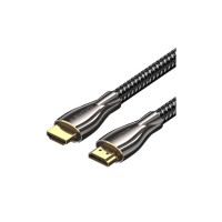 Кабель мультимедійний HDMI M to HDMI M 5.0m V2.0 4K60Hz braided zinc alloy black Vention (ALMBJ)