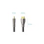 Кабель мультимедійний HDMI M to HDMI M 5.0m V2.0 4K60Hz braided zinc alloy black Vention (ALMBJ)