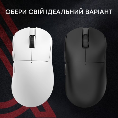 Мишка Ajazz x Nacodex NJ08-MC Wireless/Bluetooth/USB White (NJ08-MC-W)