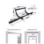 Турнік PowerPlay 4129 Pull Up Pro Black дверний багатофункціональний (PP_4129)