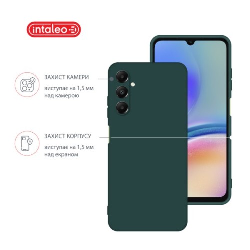 Чохол до мобільного телефона Intaleo Silicone Samsung Galaxy A05s Dark Green (1283126599866)