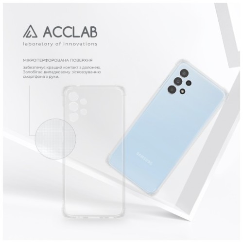Чохол до мобільного телефона ACCLAB ShockProof Samsung Galaxy A13 4G Transparent (1283126553837)