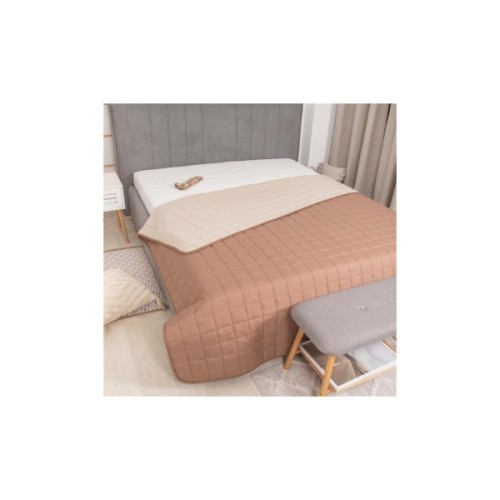 Покривало Viluta стьобане двустороннє Дует Капучино 210х240 (duet_kapucino_210x240)