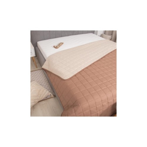 Покривало Viluta стьобане двустороннє Дует Капучино 210х240 (duet_kapucino_210x240)