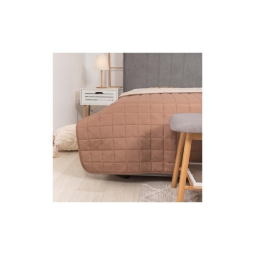 Покривало Viluta стьобане двустороннє Дует Капучино 210х240 (duet_kapucino_210x240)