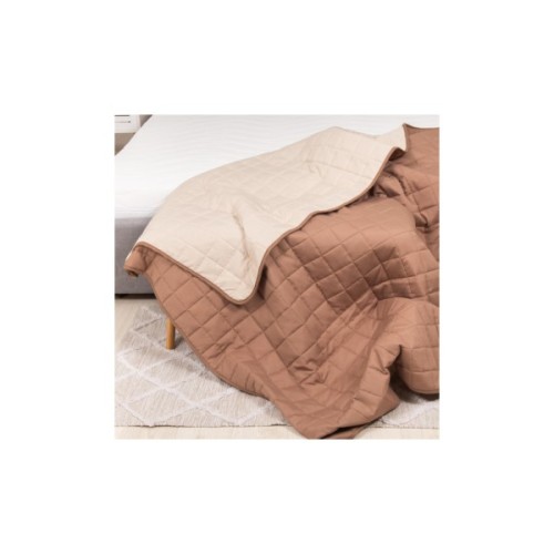 Покривало Viluta стьобане двустороннє Дует Капучино 210х240 (duet_kapucino_210x240)