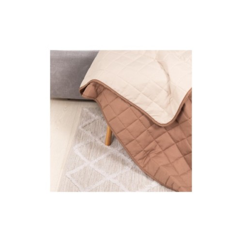 Покривало Viluta стьобане двустороннє Дует Капучино 210х240 (duet_kapucino_210x240)