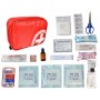 Автомобільна аптечка Poputchik згідно ТУ футляр м'який червоний 19х8х14 (02-037-М)