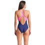 Купальник Arena Bright Glare Swimsuit V Back 008930-790 фіолетовий 42 (3468337533757)
