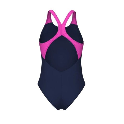 Купальник Arena Bright Glare Swimsuit V Back 008930-790 фіолетовий 42 (3468337533757)