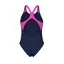 Купальник Arena Bright Glare Swimsuit V Back 008930-790 фіолетовий 42 (3468337533757)